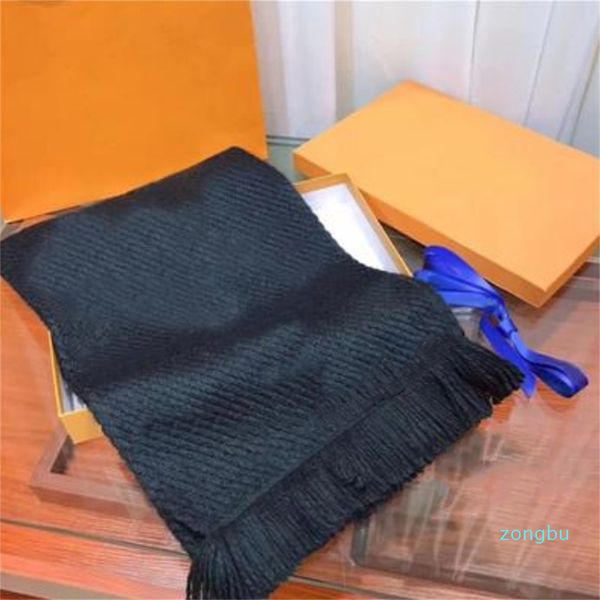 

2021 winter 100% wool scarfs classic letter wrap ladies and boys cashmere shawl lame original scarf, Blue;gray
