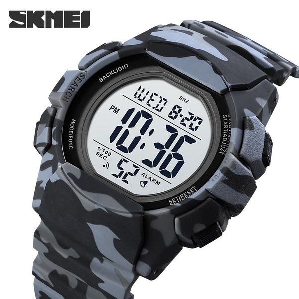 

wristwatches official digital watch for men luxury military mens sport watches 2time count down brand skmei boys, Slivery;brown
