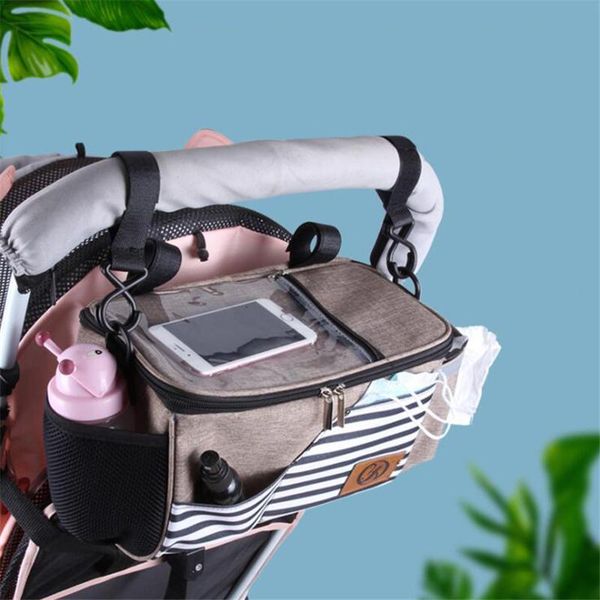 

stroller parts & accessories baby organizer bag mummy diaper hook carriage waterproof large capacity travel nappy