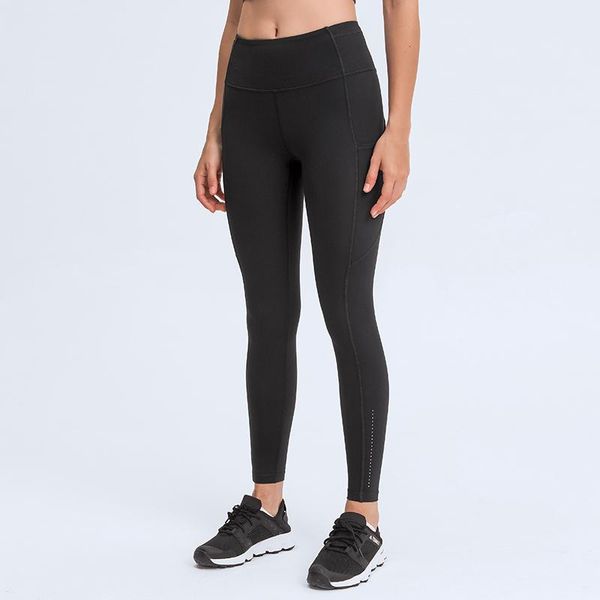 

yoga outfit black leggings pants color passion joggers with pockets naked-feel women sweatpants brushed track pant squat proof