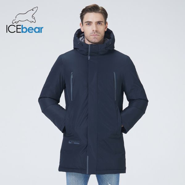 

icebear - men's hooded et, winter clothing, fashion brand, mwd21815i, 2021, Black