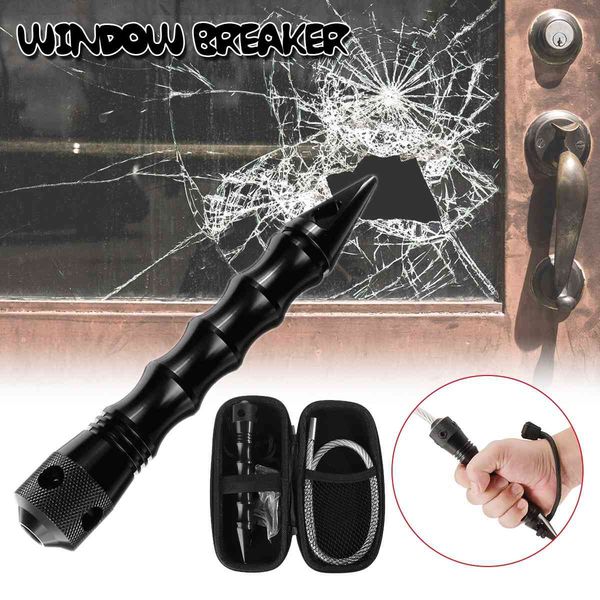 

car window breaker tactical whip emergency tool hammer survival kit