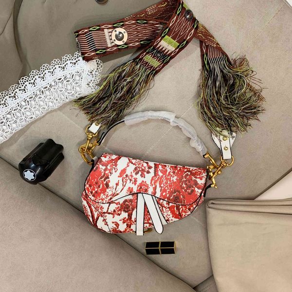 

purse black friday d saddle colorful tassel shoulder strap painted leather women's single shoulder messenger handbag style