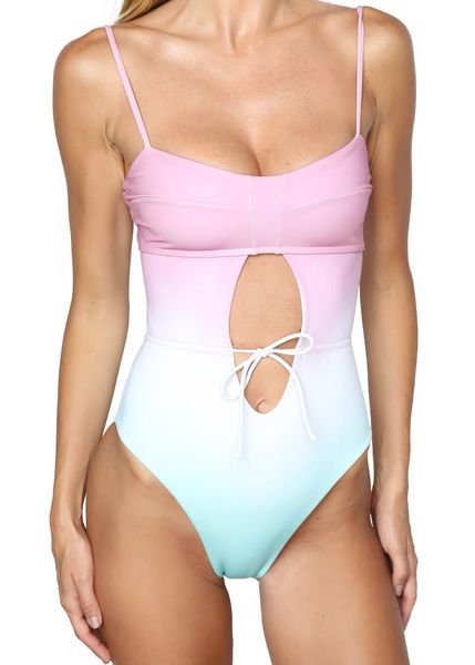 

one-piece suits 2021 swimsuit integrated bikini swimwear bench bathing women lady summer pool 0002