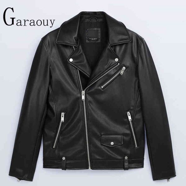 

za black men's leather et, tight coat, urban style, zipper and motorcycle dign, fashion, novel in 2021