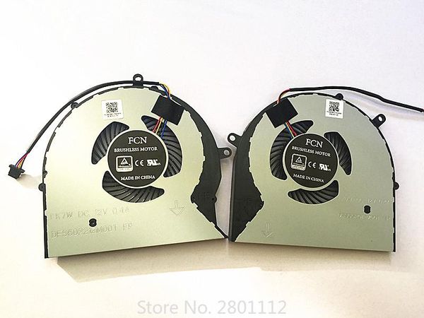 

lapcooling pads wholesale cpu gpu fan for asus gl703 rog strix gl703v gl703vd gl703vm 4pin 12v