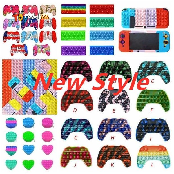 

push bubble fidget toys game controllers antistress toys kids fidget sensory toy autism special needs stress reliever