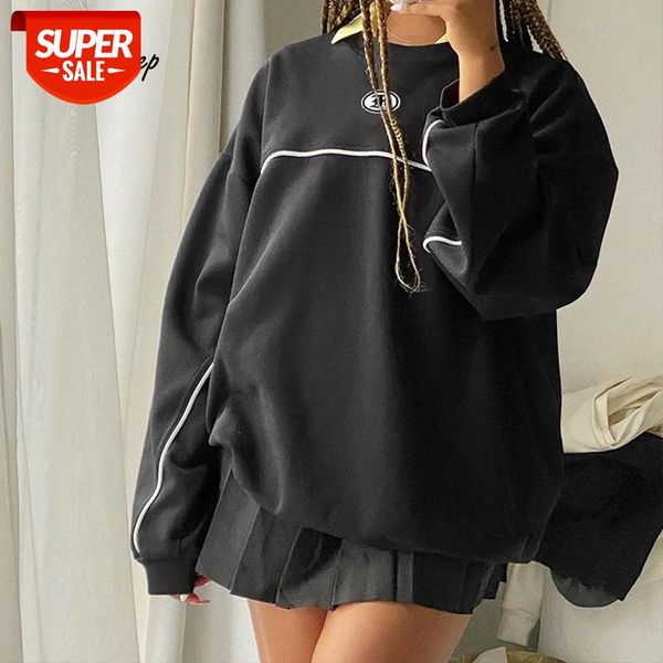 

women casual girls' fashion streetwear trendy casual leisure new streetwear homewear outfit activewear club party #h177, Black
