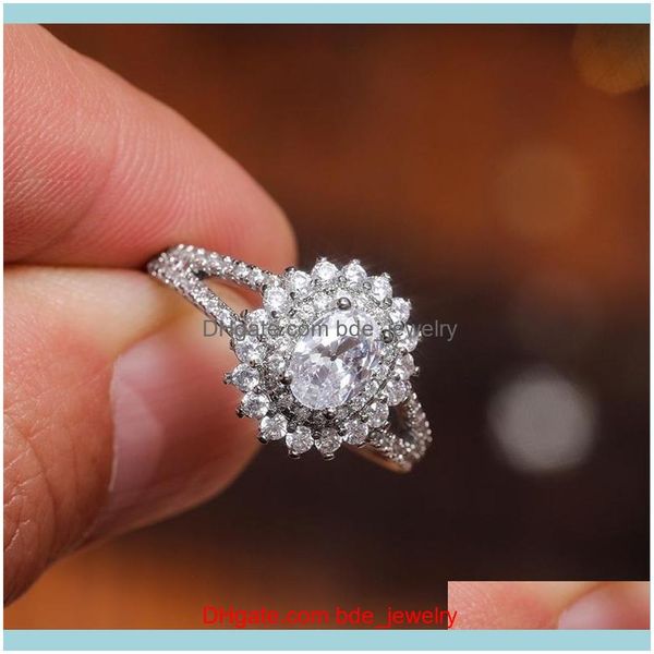 

wedding jewelrywedding rings caoshi fashion shiny cz engagement for women gorgeous sliver color female aessories trendy jewelry ideal gift d, Slivery;golden