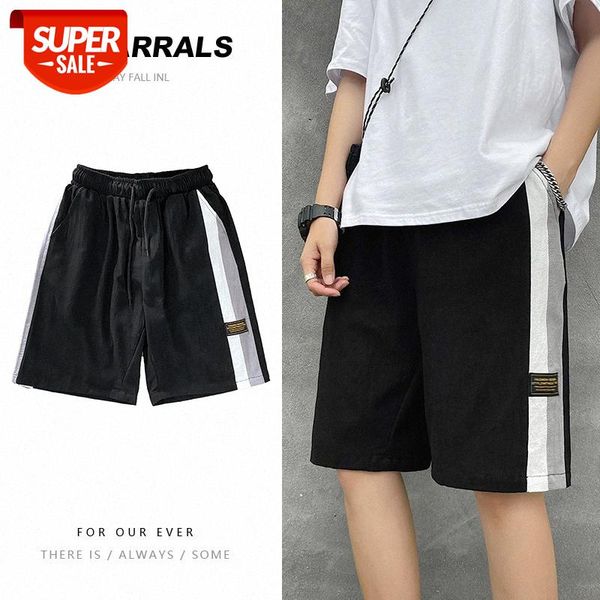 

yemi fashion | shorts, casual men's five-point pants, hong kong style sports, korean version of the trend loose #is8k, Black