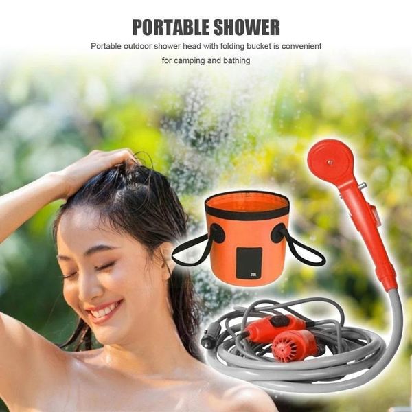 

hydration packs electric outdoor shower water bag kit for travel car washing hiking flowering watering camping plants l0c1