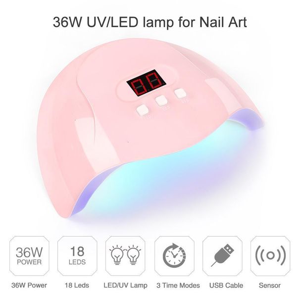 

new gel kit with new light 6w mini portable micro led lamp soak off polish set nail art tools
