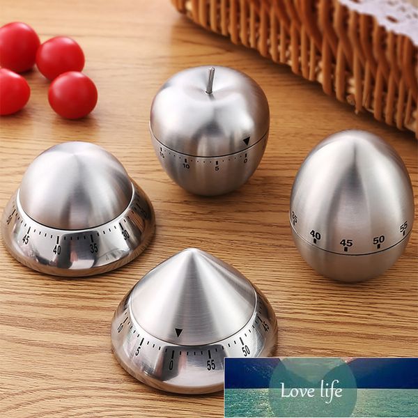 Timer da cucina in acciaio inossidabile con base magnetica Timer da cucina meccanico manuale Conto alla rovescia Utensili da cucina Gadget da cucina Design esperto di prezzi di fabbrica Qualità