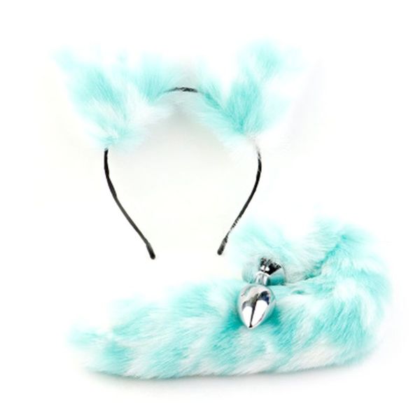 

butt insert plug ser tail and ear sexyual game toy cosplay exercise