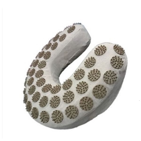 

organic linen u-shaped acupuncture pillow yoga mat