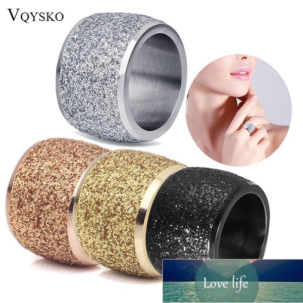 

four colors scrub stainless steel wedding ring for men women factory price expert design quality latest style original status, Silver