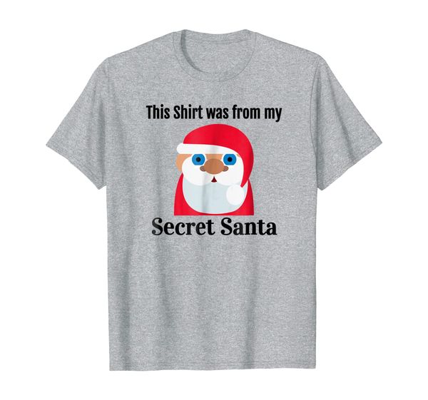 

merry xmas - secret santa claus spirit t shirt, White;black