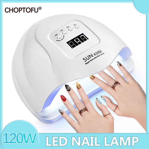 

sun x5 plus auto four-timing setting 120w 36led uv quick dry nail gel dryer professional manicure lamp