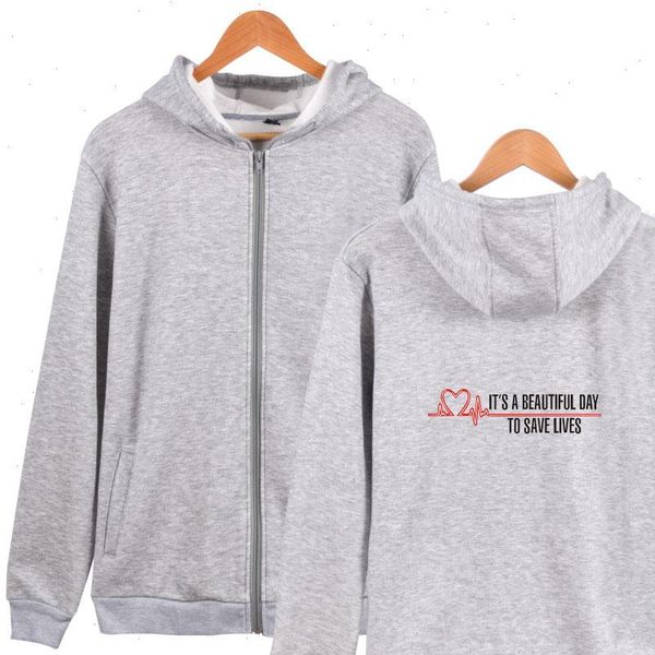 

its a beautiful day to save lives hoodie graphic printed sweatshirt women men tumblr quote greys anatomy gift hoodies tracksuit, Black