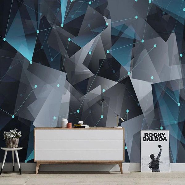 

wallpapers modern abstract geometric lines wallpaper 3d living room bedroom dining creative background wall decor papel de parede 3 d