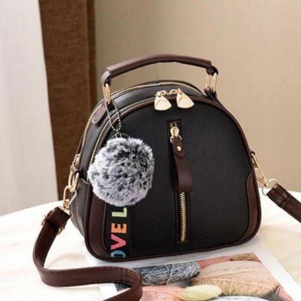 Personalità decorativa non di marca HBP: borsa a tracolla da donna con palla di pelo coreana borsa a tracolla semplice moda sport.0018 0MGL