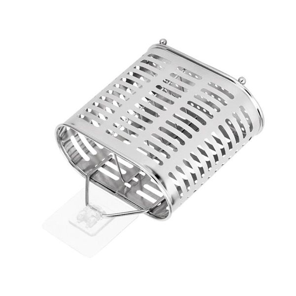 

chopsticks 304 stainless steel holder tableware drain rack flatware drying organizer multi-purpose wall hanging kitchen tools(ov