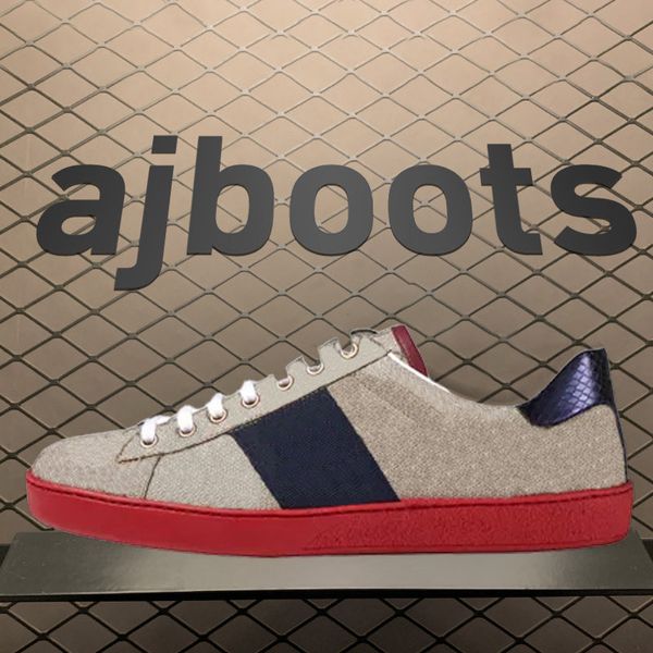 

designer casual dress shoes italy ace sneakers bee snake leather embroidered black men tiger chaussures interlocking white shoe