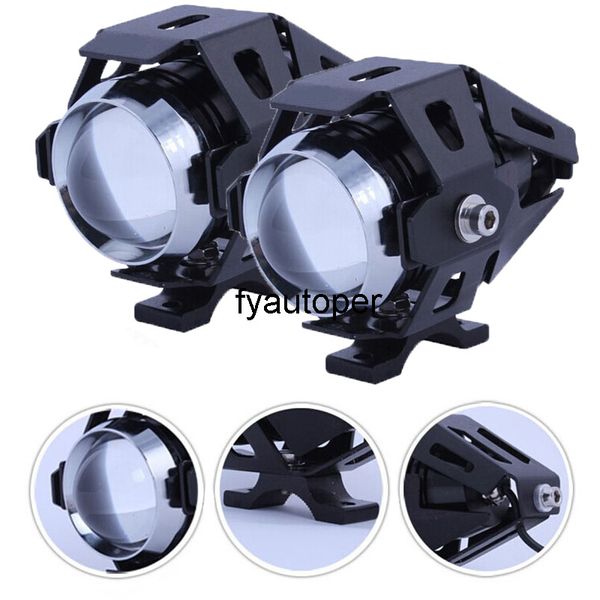 Motorradscheinwerfer LED Moto Arbeitsscheinwerfer U5 12V 125W 6500K superhelle Scheinwerfer Autozubehör wasserdichter Scheinwerfer DRL Auto