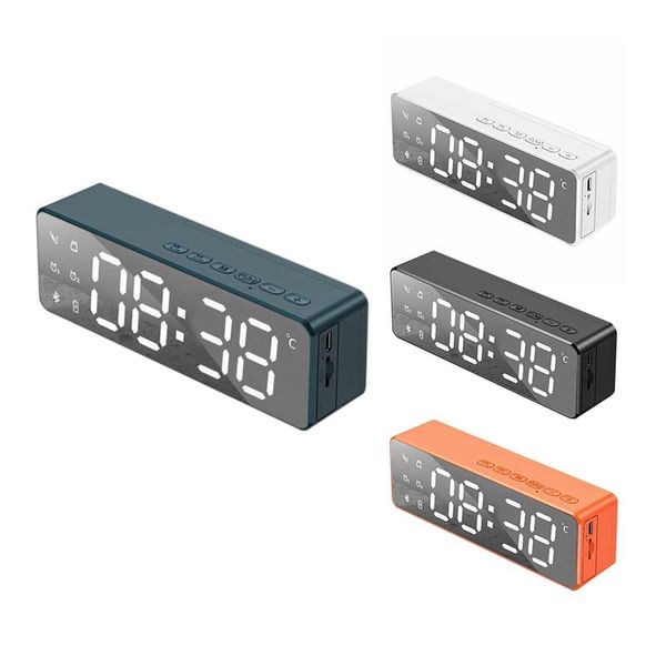 

portable speakers deskdigital alarm clock wireless bluetooth speaker for bedroom