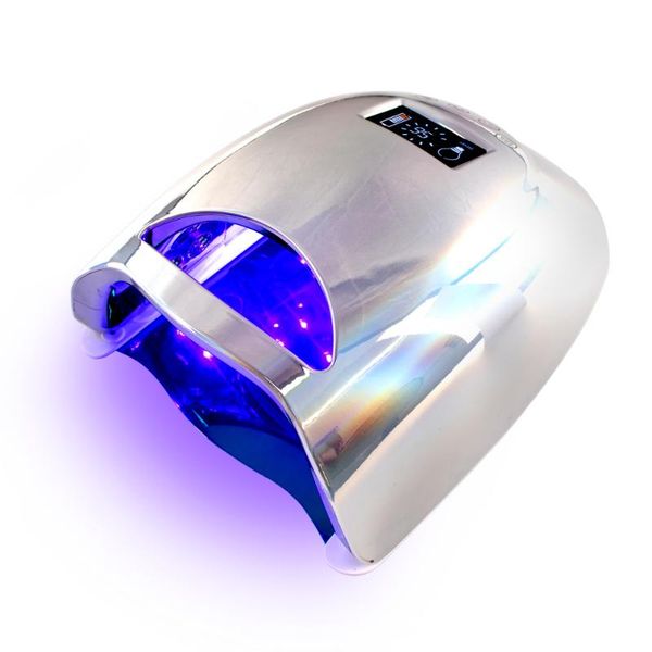 

nail dryers professional silver cure cordless wireless 48w led uv light lamp manicure pedicure rechargeable battery