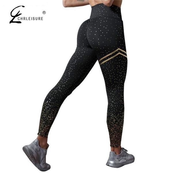 

women bronzing leggings push up high waist fitness leggins mujer casual workout sporty legging jeggings 211204, Black