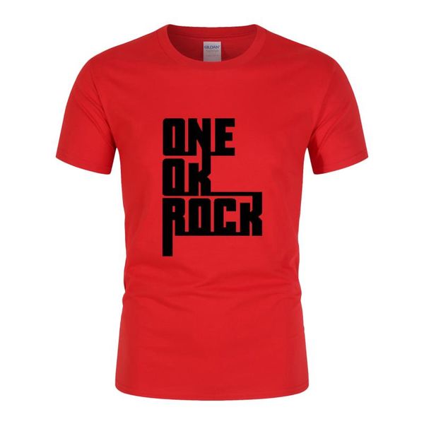 

men's t-shirts one ok rock hip hop fashion cotton t-shirt short sleeve summer casual us size print tee clothing trends crew neck sweats, White;black