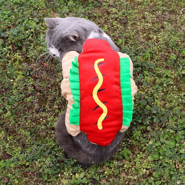 ПЭТ куртка кошка собака одежда тренд гамбургер косплей щенок одежда щенок Schnauzer Teddy Bichon домашних животных аксессуары для собак