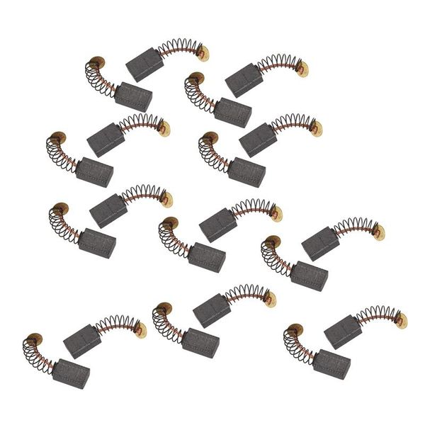 

hand & power tool accessories 20x electric drill motor carbon brushes 12x8x5mm black+gold