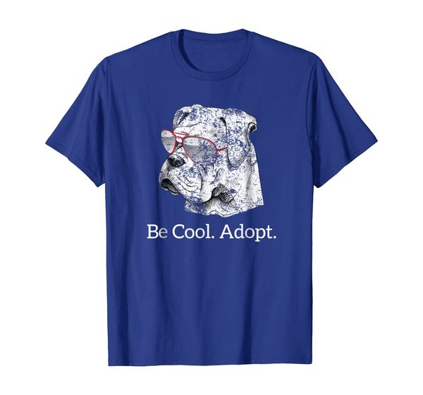 

be cool. adopt dog in glasses barkville dog rescue grunge, White;black