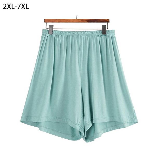 

women's shorts for women summer loose cotton lounge home wear bottoms pijama mujer plus size 2- 6xl 7xl, White;black