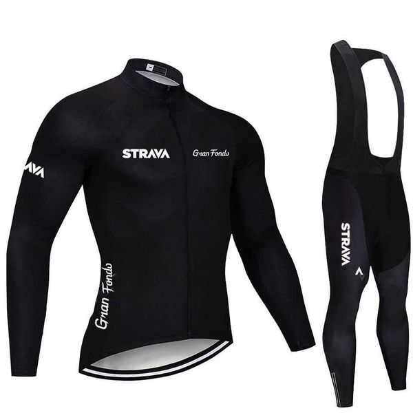 

spring and autumn newstrap pantssleeve team version stravariding suit long suit, Gray