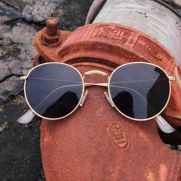 

gold black polarized sunglasses gothic vintage steampunk sun glasses fashion ultralight 15g eyewear pink mirror shades, White;black