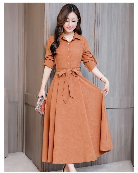 

female temp new autumn clothes pure-color korean version is thin and dressed in long sleeve fmg5, Black;gray