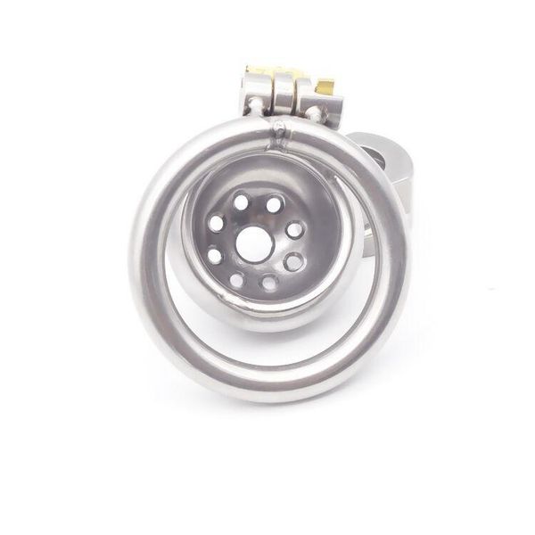 

stainless steel cock cage metal chastity device 0.98 inch long