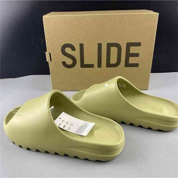

yeesy slide foam bone black green fashion sports slippers white khaki men women indoor outdoor sandal basketball shoes football sneakers siz
