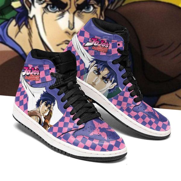 

jojo's bizarre adventure sneakers jonathan jotar anime sport shoes