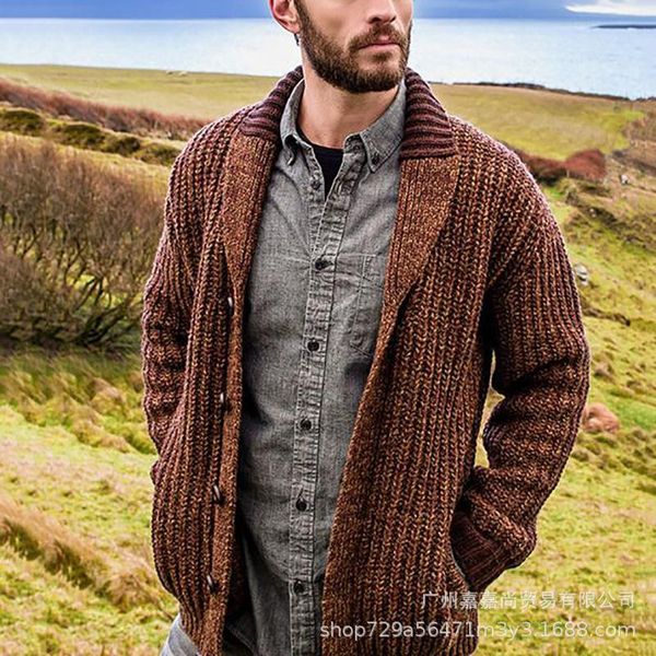 

men's sweaters fashion men jacket 2021 autumn winter casual solid color long sleeve sweater outwear cardigan plus size 5xl, White;black