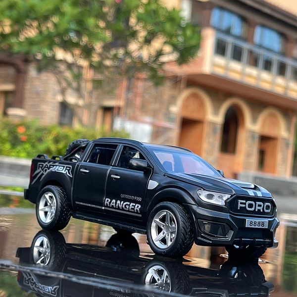 

New 132 Ford Raptor F350 Picku Alloy Car Carry tires Off-Road Vehicle Toy Diecasts & Toy Vehicles Car Model Kids Toy Gifts