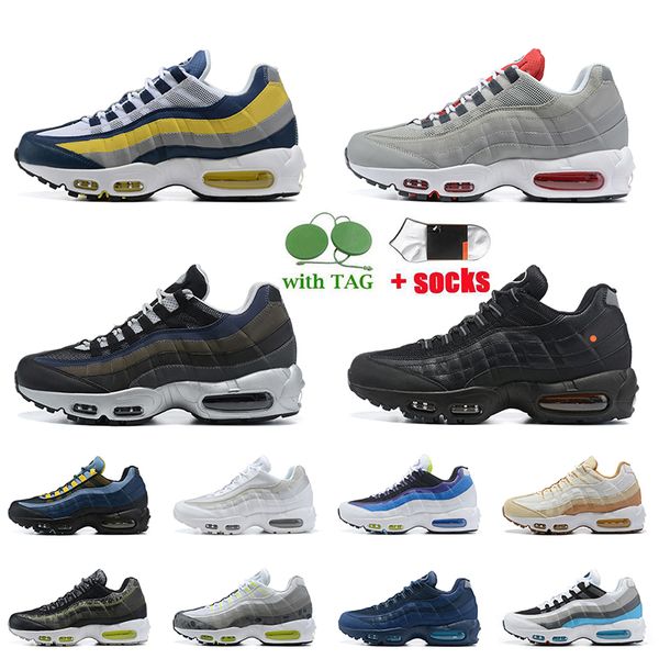 

2021 women mens nik airsmaxs 95 running shoes with orange 95s sports trainers chlorine blue champagne red and gray world triple white black