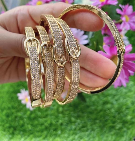 

bangle 2021 design creative fashion belt shape bracelet jewelry pulsera, Black