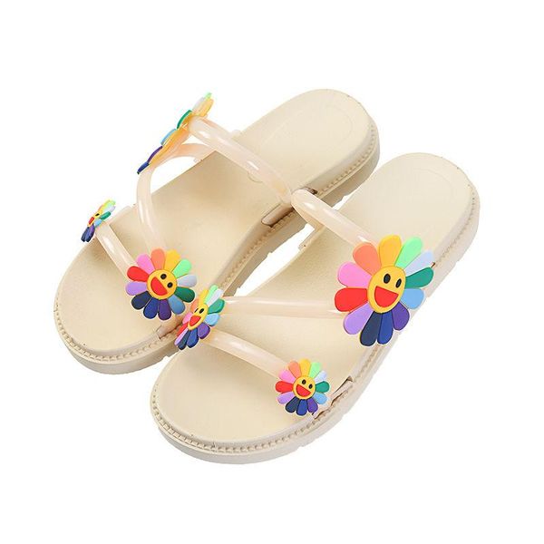 

2021 women summer slippers fashion outdoor flat slippers eller leisure, Black