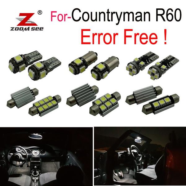 

13pcs led lamp interior dome map lights bulb kit for mini for countryman r60 (2011-2013)