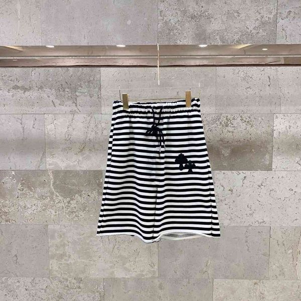 

crosin 2021 summer terry curl stripe cross loose casual drawcord high waist lazy wind wide leg shorts for women, White;black