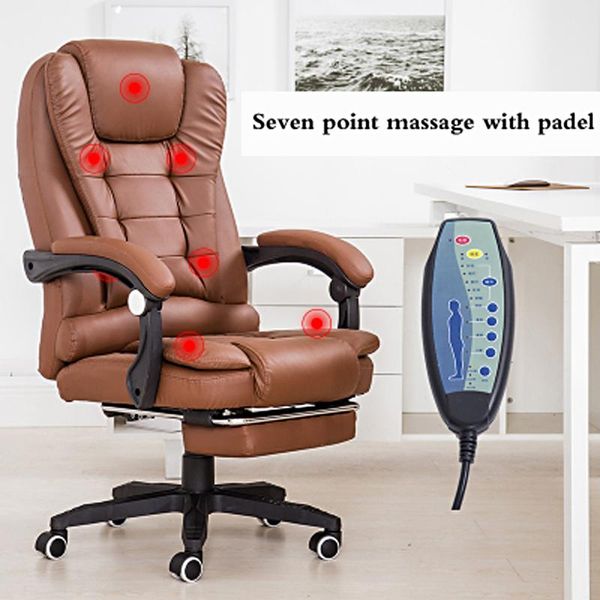 

living room furniture office boss chair ergonomic computer gaming internet cafe seat household reclining seven-point massage with footrest